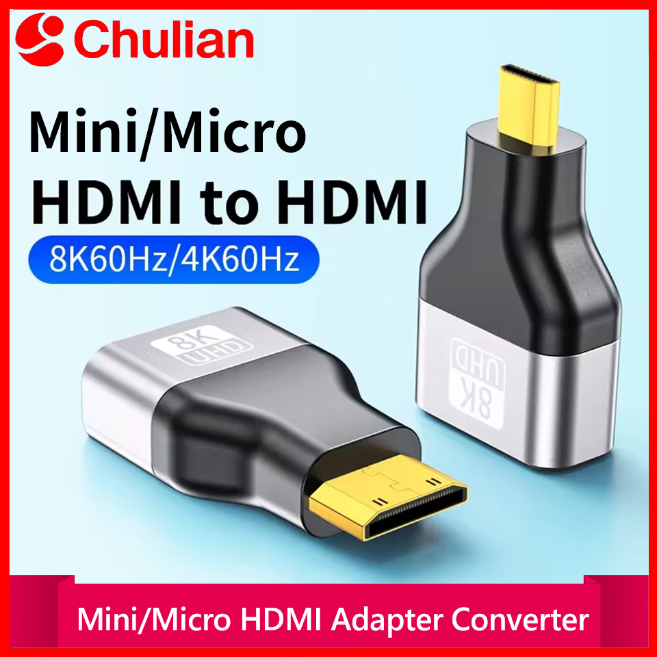 Hdmi Adapter Tablet - 8K@60Hz Mini Micro HDMI-compatible Male to