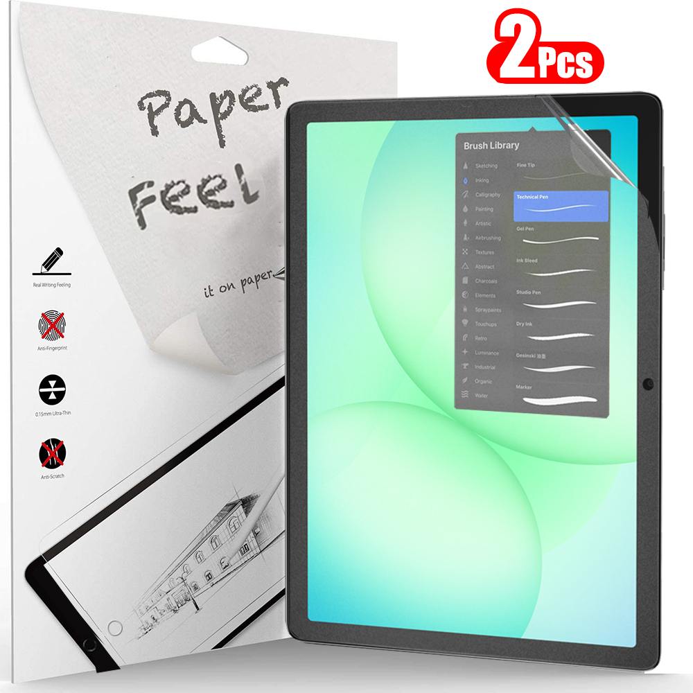 Tablet Accessories For Samsung - 2Pcs Paper Feel Like Screen Protector