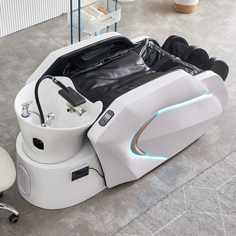Massage Table Accessories Uk - Hair washing chair for beauty salon,