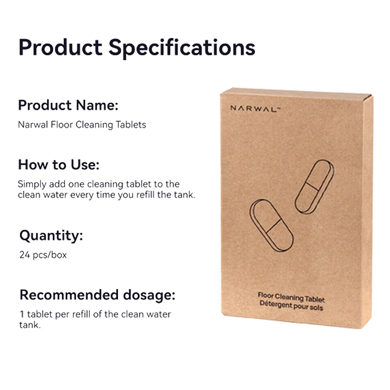 Narwal Floor Cleaning Tablets  - Tablet And Accessories Bag review and price