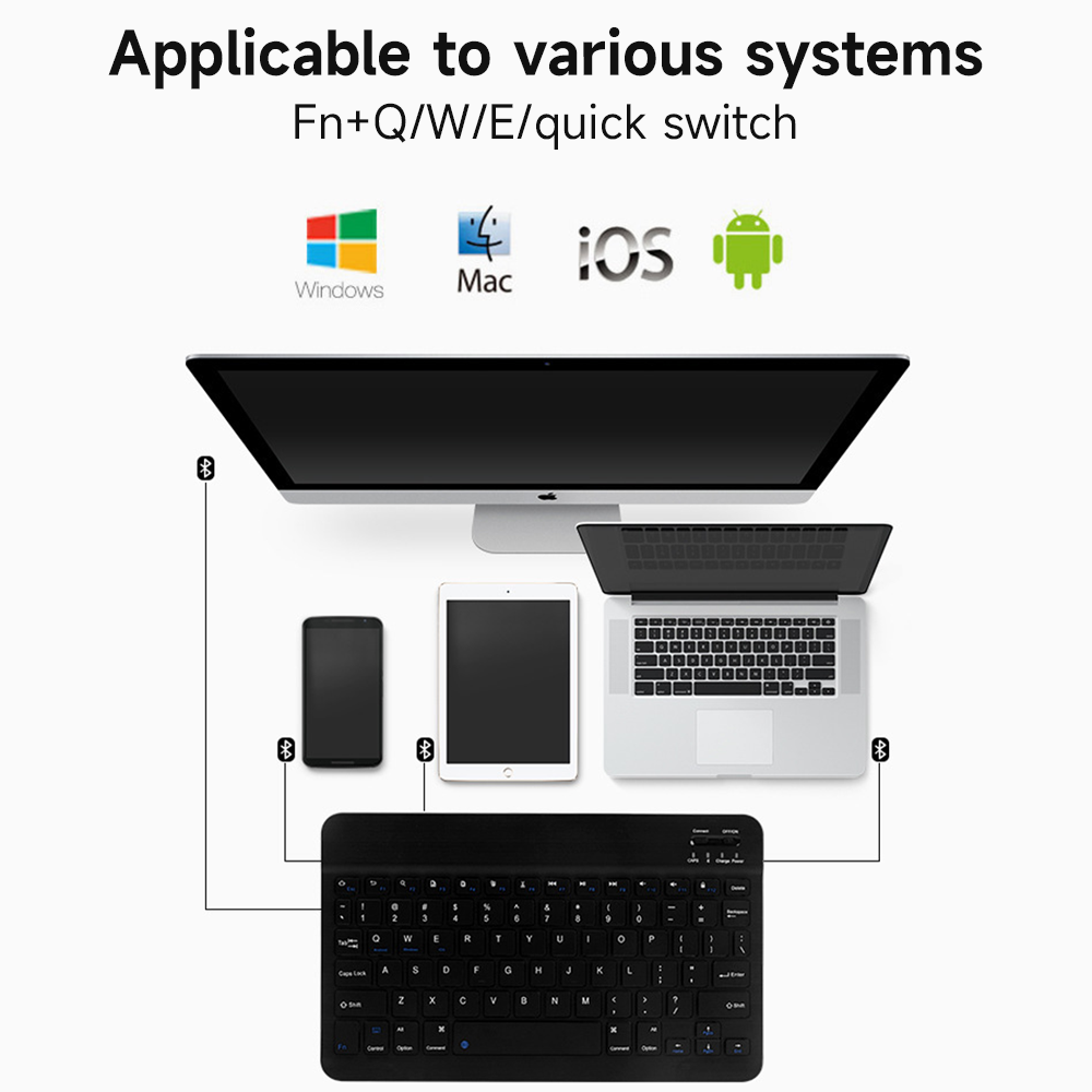 Bluetooth Keyboard for IOS And - Tablet Accessories For Samsung review and price