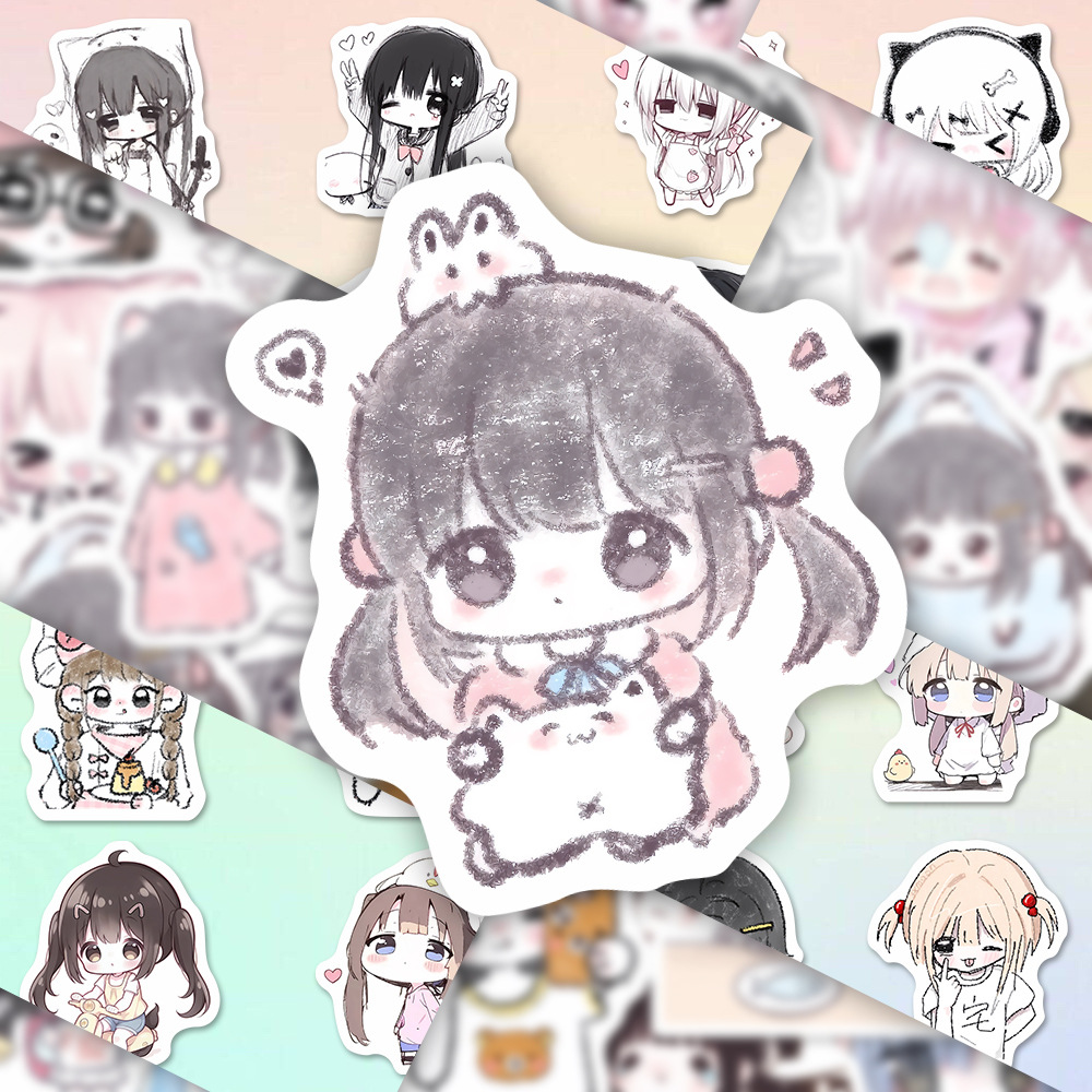 62PCS Cute Girl Graffiti Stick - Tablet Accessories For Girls review and price