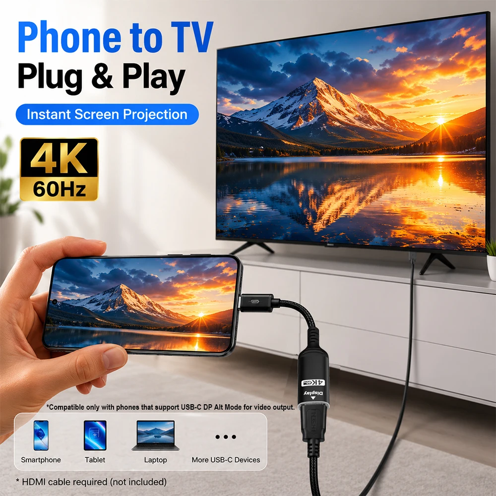 USB C to HDMI Adapter 4K@60Hz  - Hdmi Adapter Tablet review and price