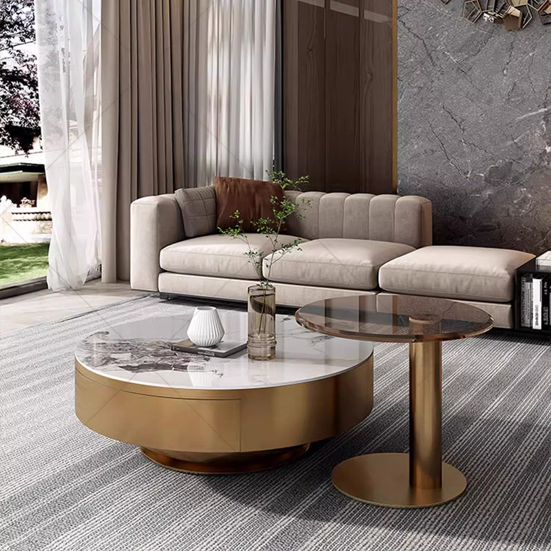 Round Clear Coffee Table Simpl - Unique Table Accessories review and price