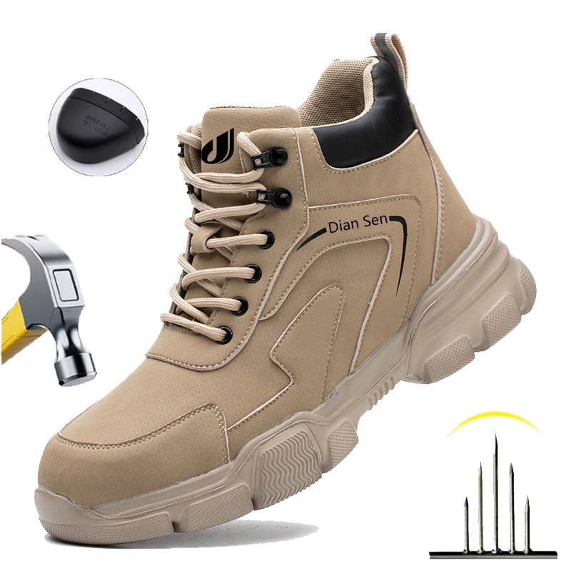 Mens Work Boots Steel Toe Shoe - Tablet Accessories Aesthetic review and price