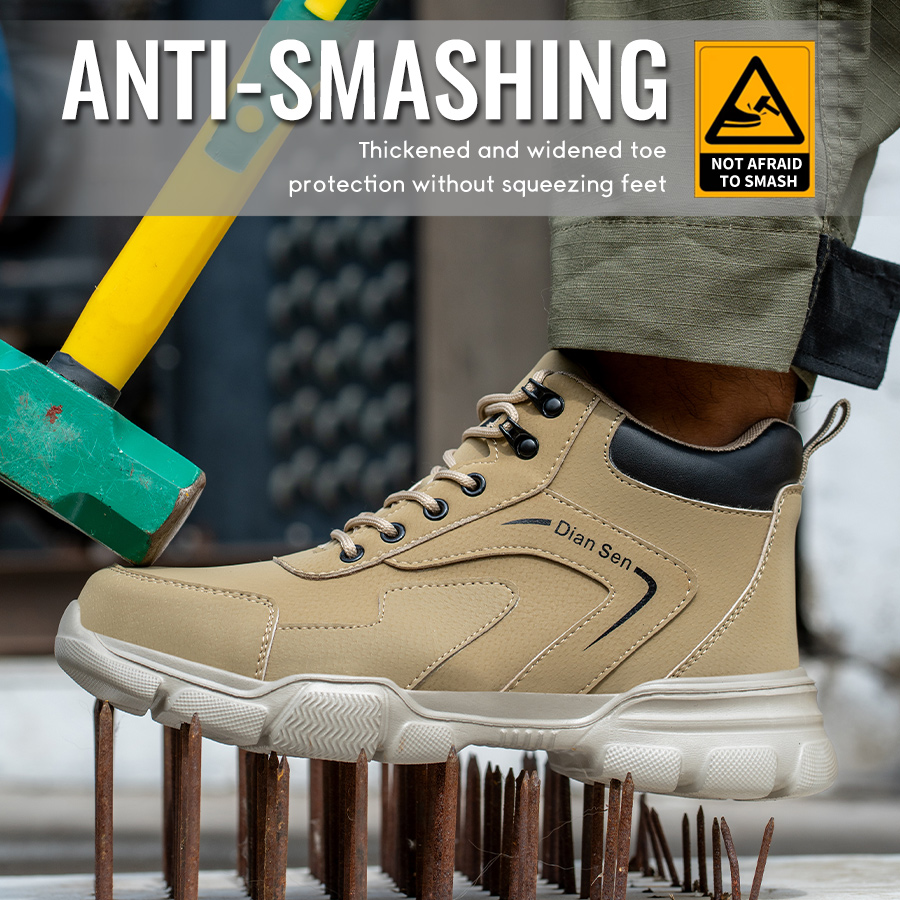 Mens Work Boots Steel Toe Shoe - Tablet Accessories Aesthetic review and price