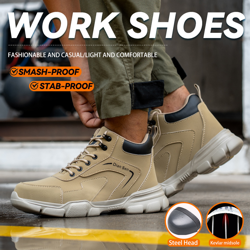 Mens Work Boots Steel Toe Shoe - Tablet Accessories Aesthetic review and price