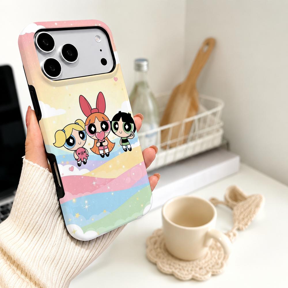 Anime P-Powerpuff Girls Phone  - Tablet Accessories For Girls review and price