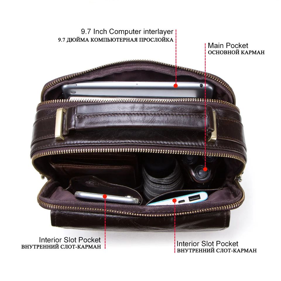 Genuine Leather Sling Shoulder - Tablet Shoulder Bag review and price