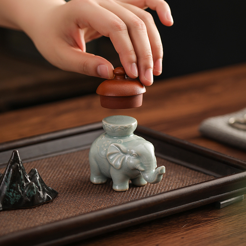 Creative  Elephant Lid Holder  - Unique Table Accessories review and price