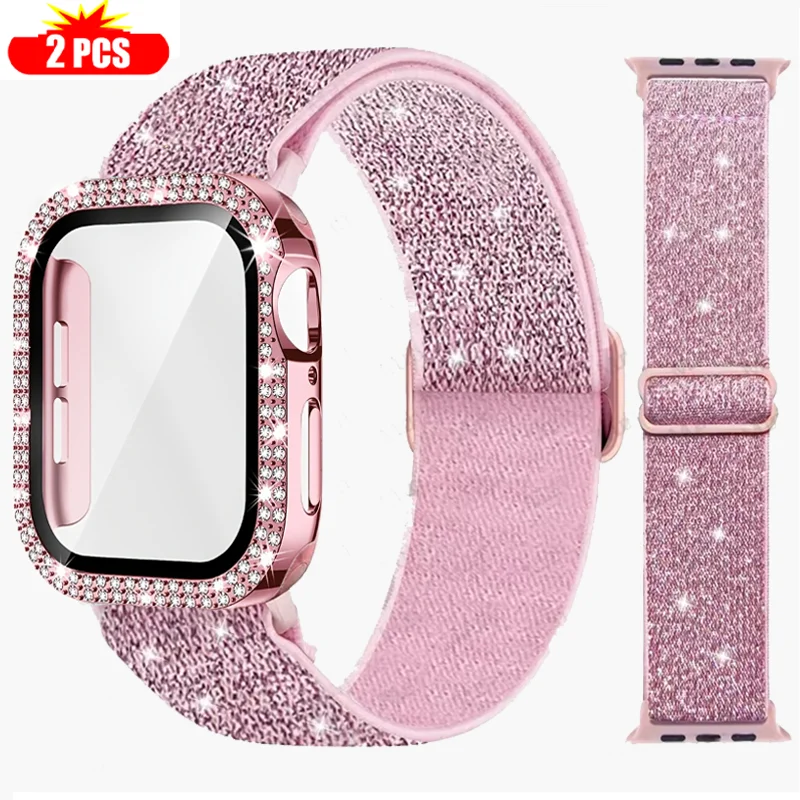 Band+Case for Apple Watch 45mm - Tablet Accessories For Girls review and price