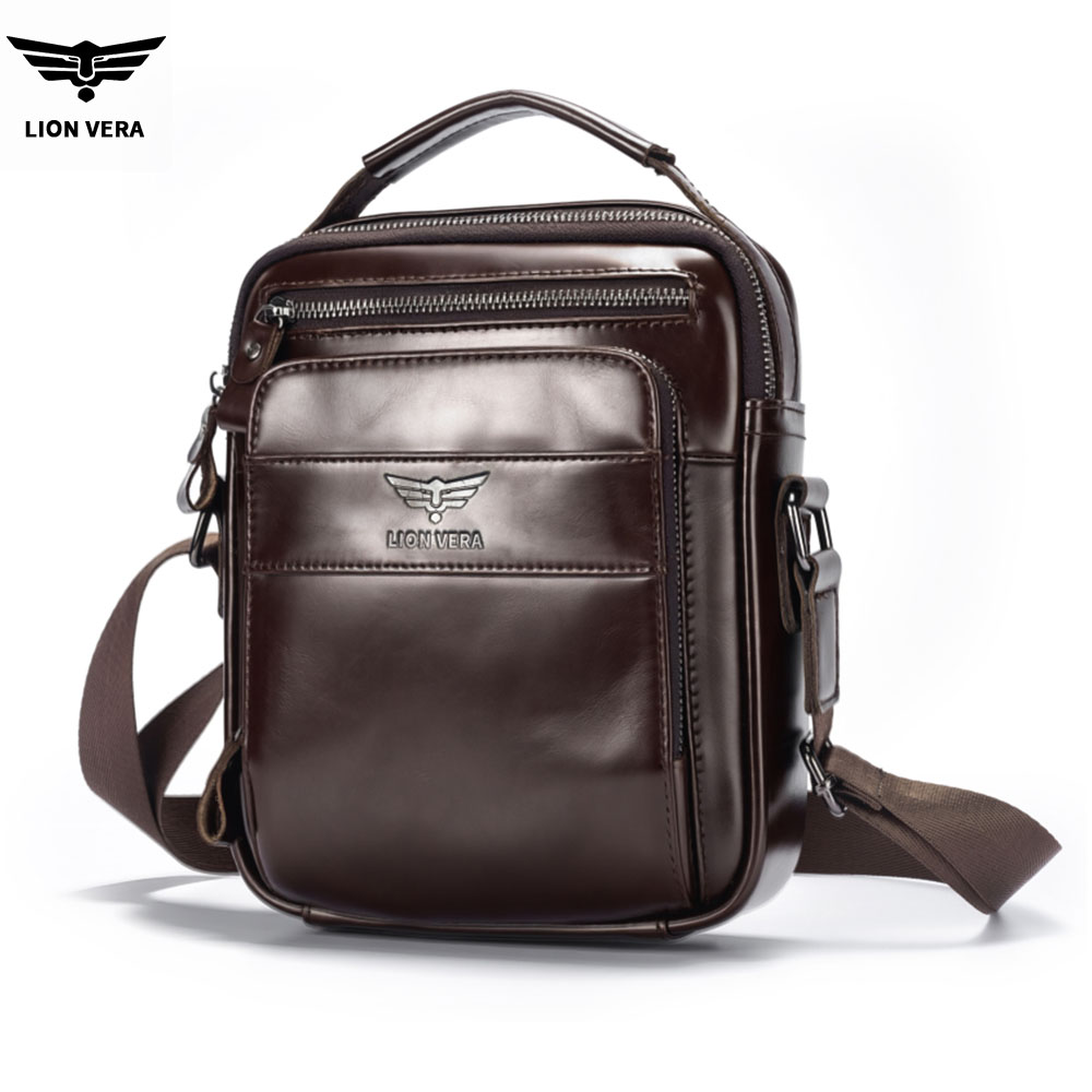 LION VERA Men's Genuine Leathe - Tablet Shoulder Bag review and price