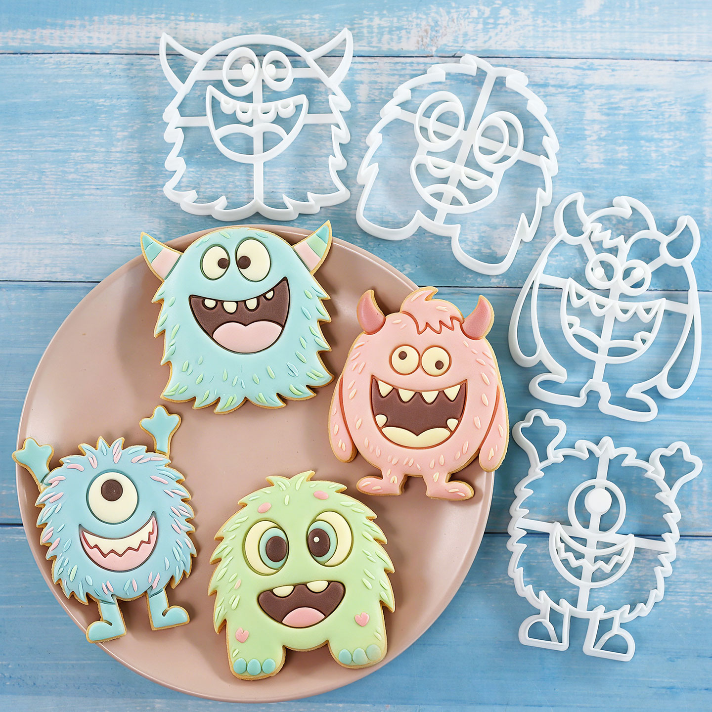1 Pc/4 Pcs Large Monster Cooki - Tablet Accessories Aesthetic review and price