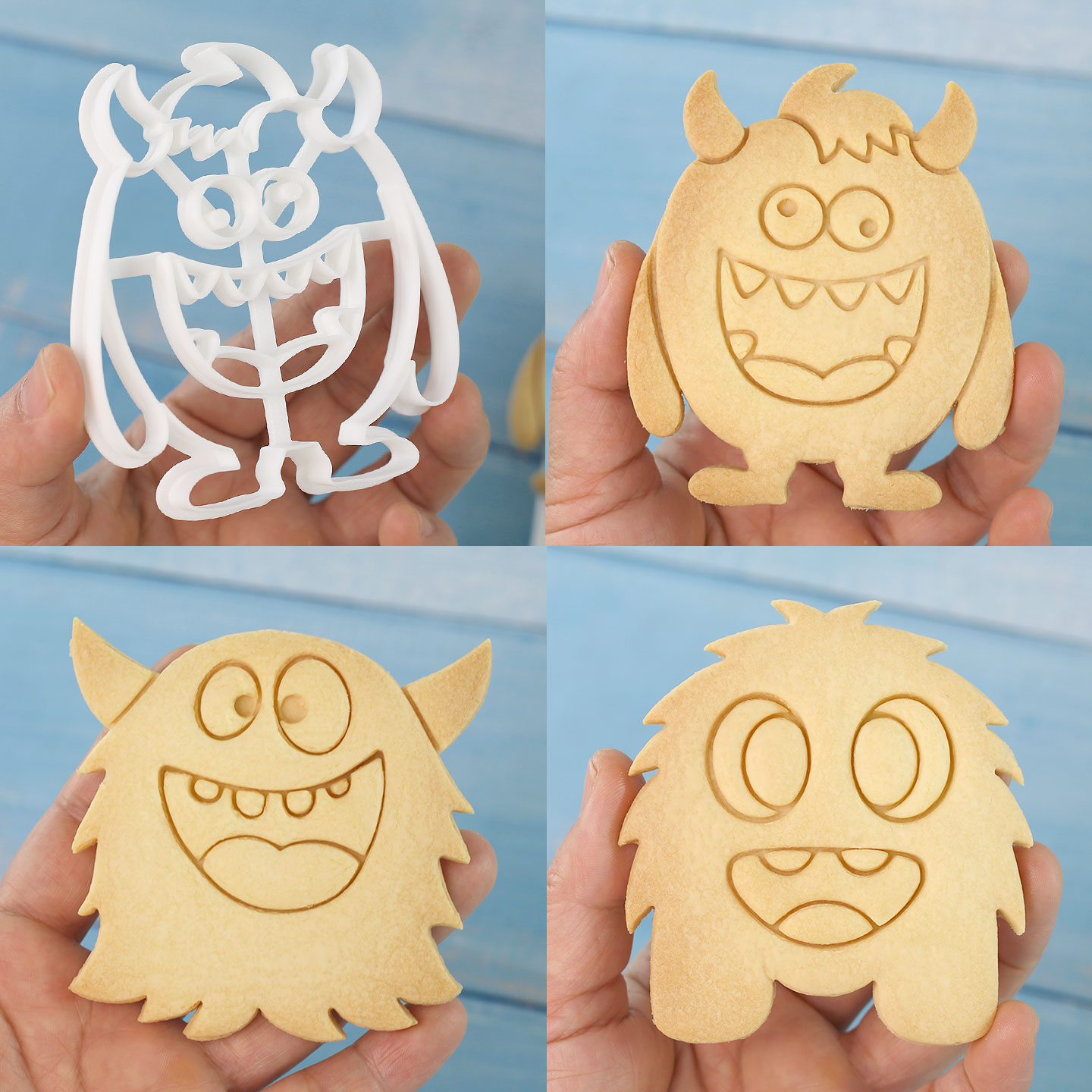 1 Pc/4 Pcs Large Monster Cooki - Tablet Accessories Aesthetic review and price