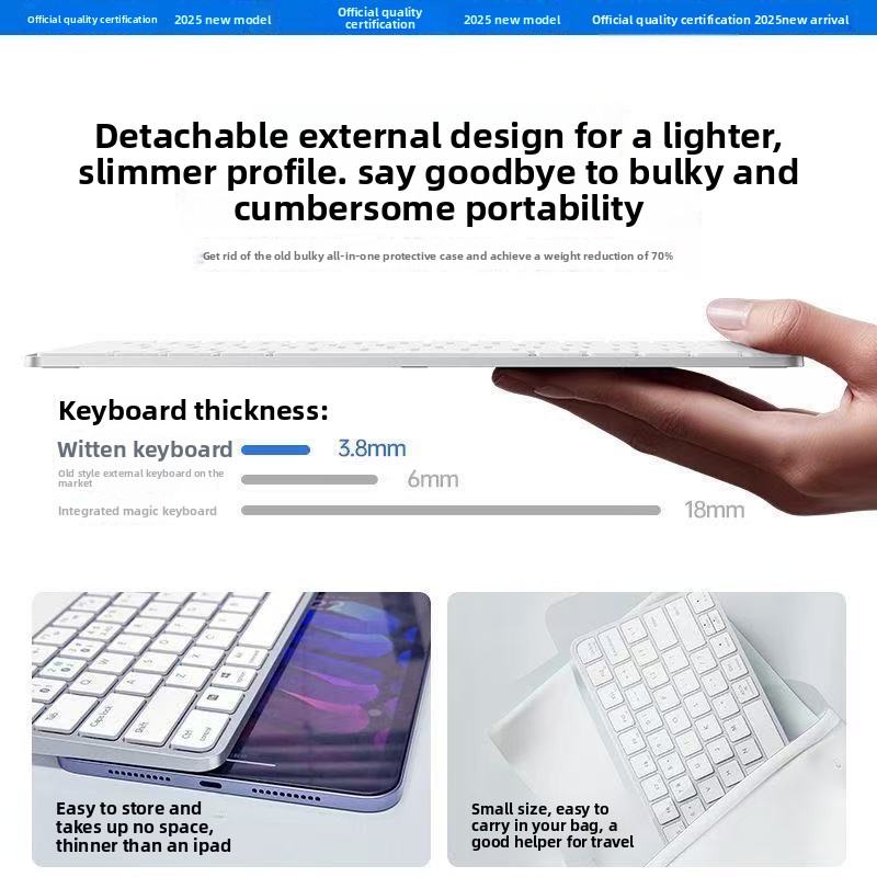 iPad Bluetooth Magic Keyboard  - Tablet Accessories Aesthetic review and price