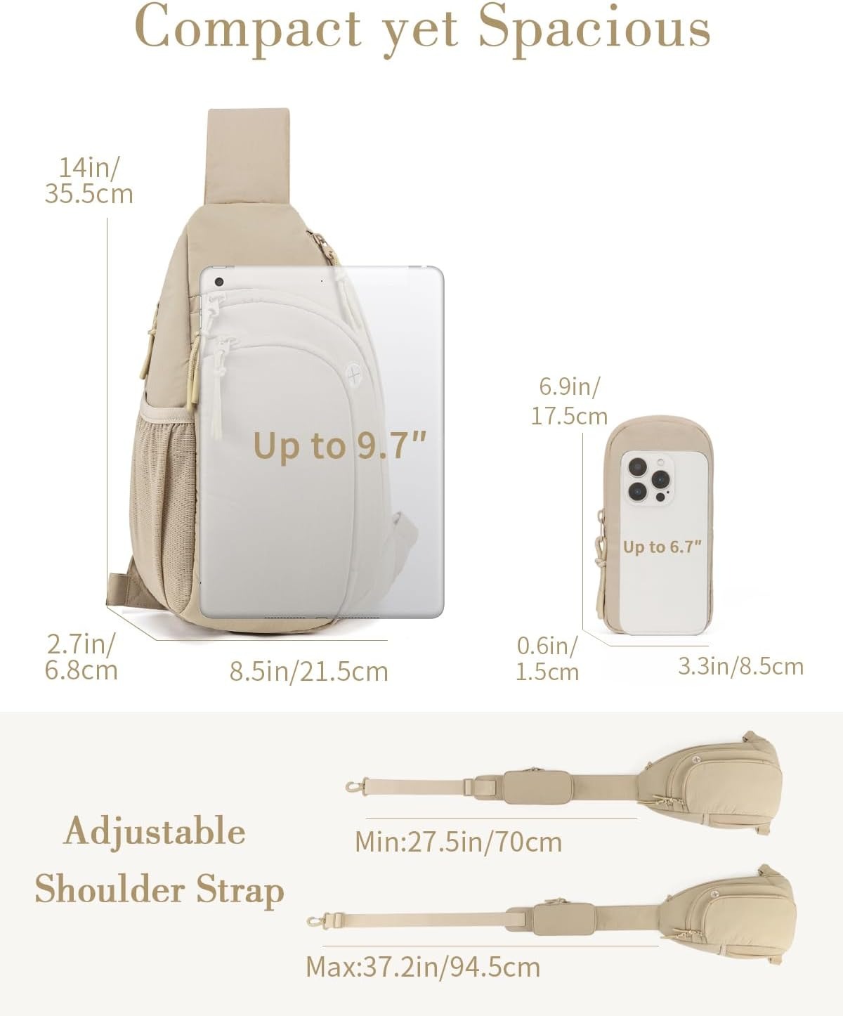 Sling Bag Crossbody Bags for M - Tablet Shoulder Bag review and price
