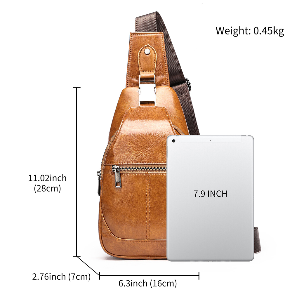 WESTAL Genuine Leather Sling B - Tablet Shoulder Bag review and price