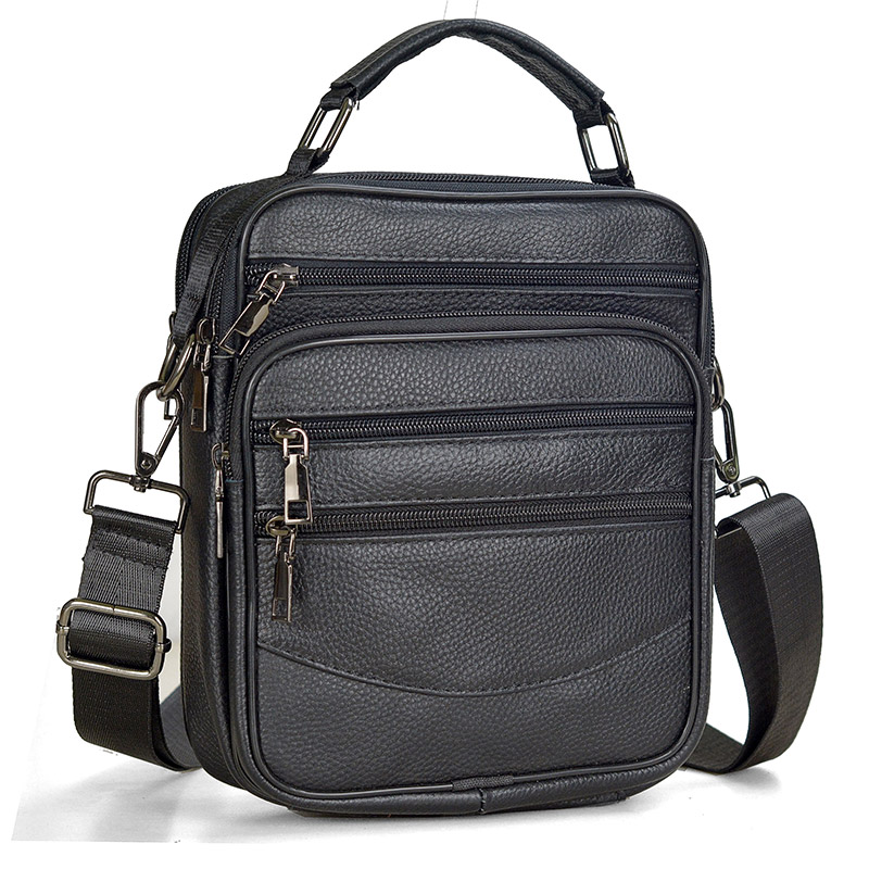 Fashion Men Genuine Leather Ha - Tablet Shoulder Bag review and price