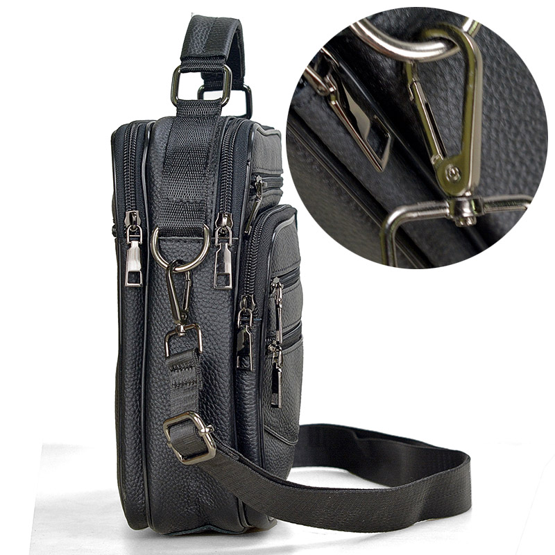 Fashion Men Genuine Leather Ha - Tablet Shoulder Bag review and price