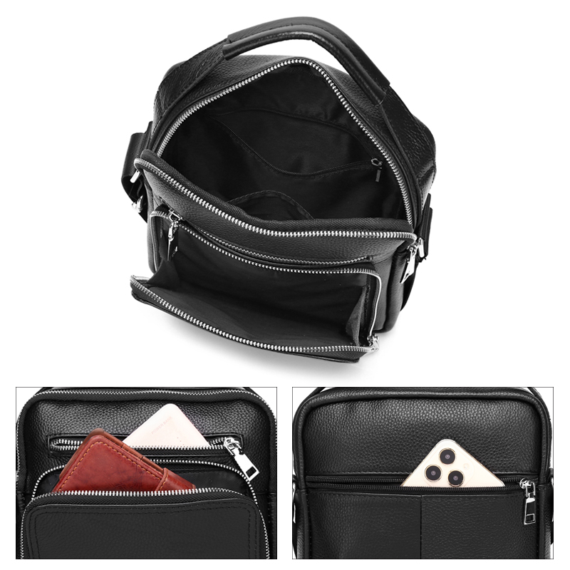 SCHLATUM Genuine Leather Men C - Tablet Shoulder Bag review and price