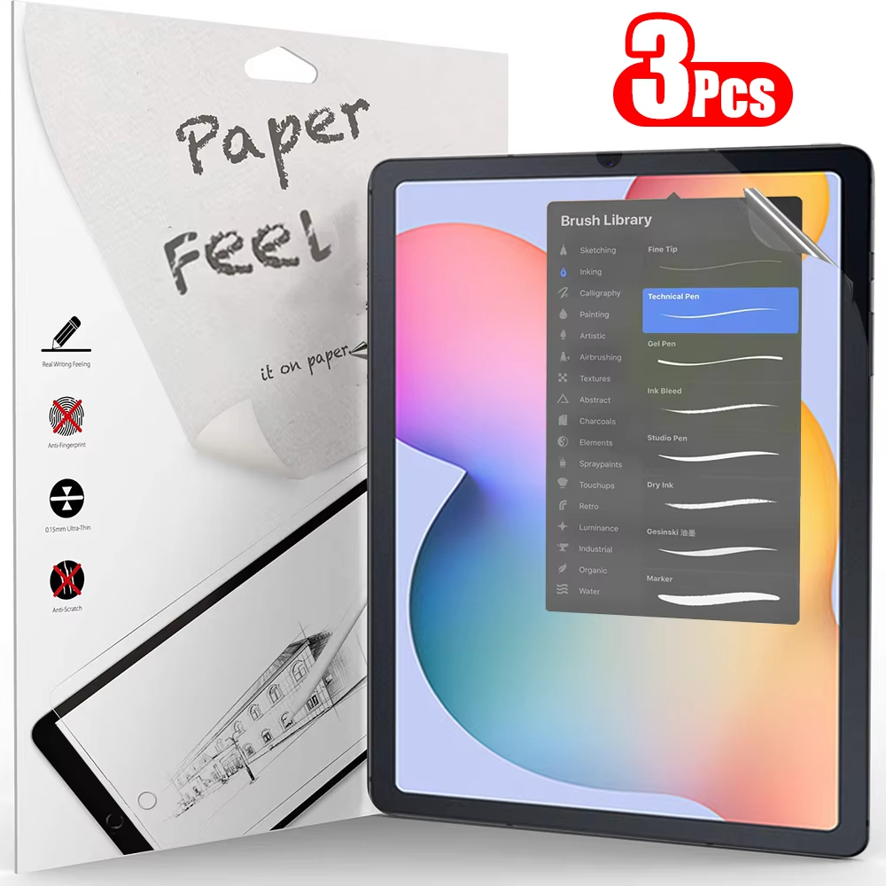 3Pcs Paper Feel Like Screen Pr - Samsung Tablet S10 Accessories review and price