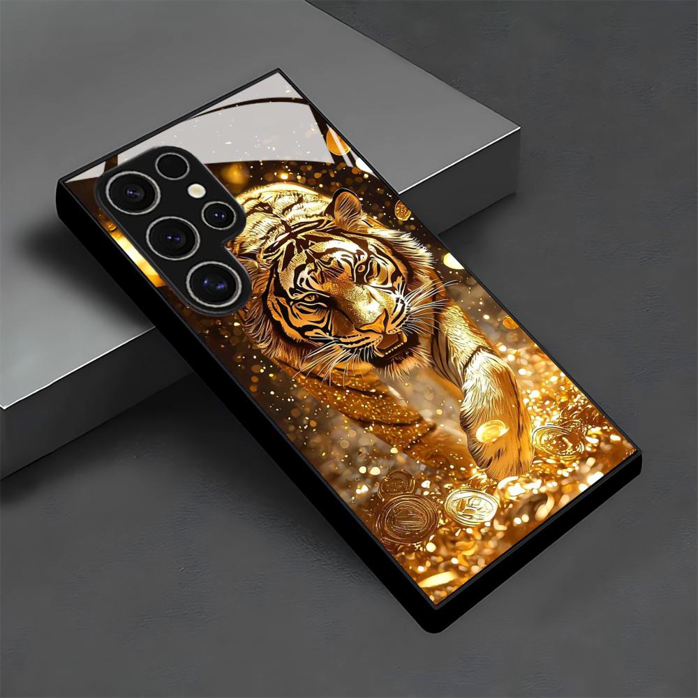 Tiger pattern glass Phone Case - Samsung Galaxy S25 review and price