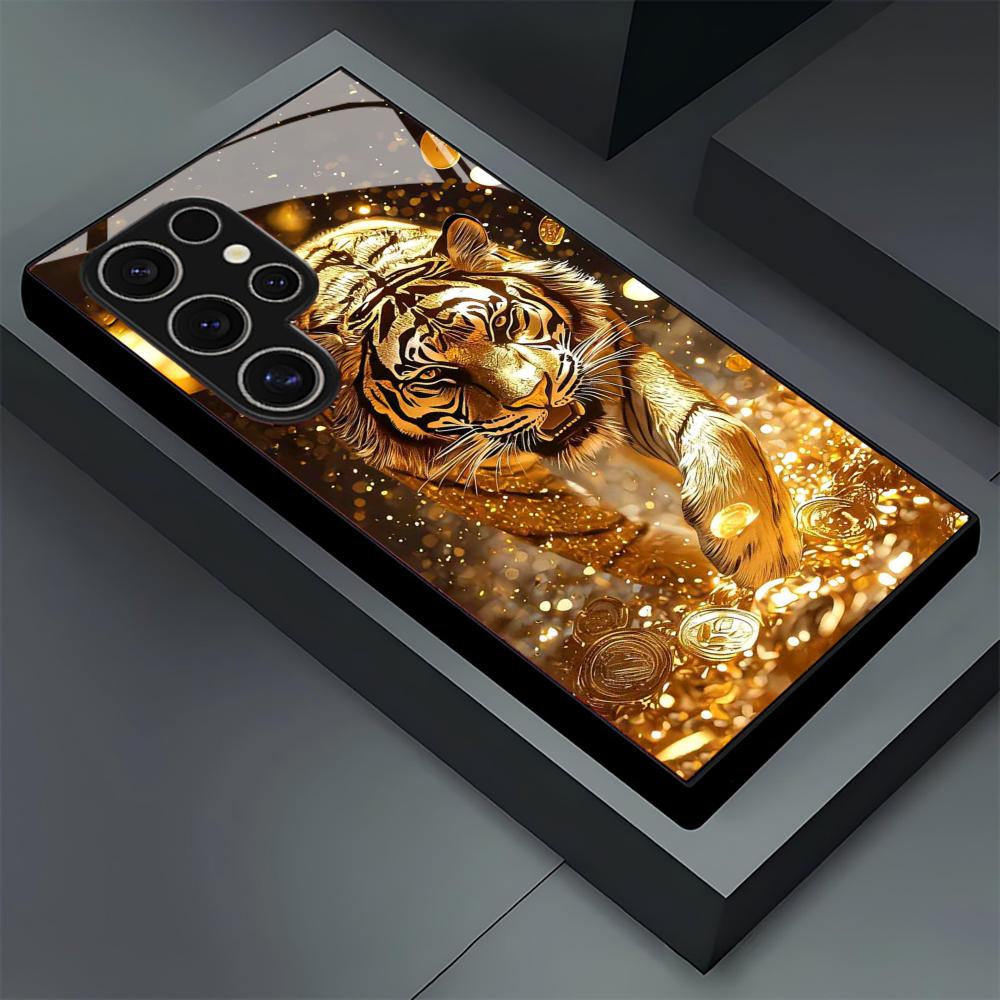 Tiger pattern glass Phone Case - Samsung Galaxy S25 review and price