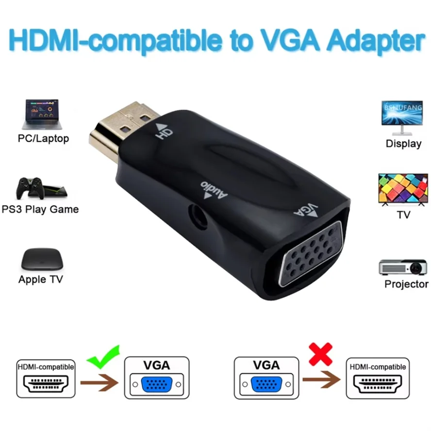 HDMI-compatible to VGA Cable C - Hdmi Adapter Tablet review and price